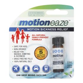 Motioneaze Motion Sickness Relief - Case Of 6 - 2.5 Ml