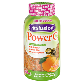 Vitafusion Power C Gummy Vitamin for Immune Support;  Orange Flavor;  164 Count